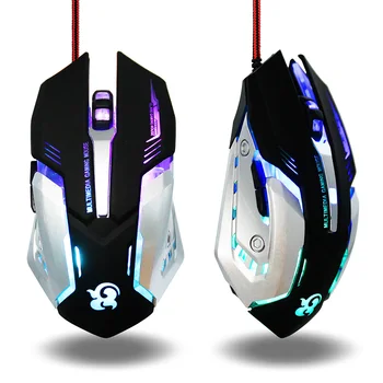 

Wired PC Gaming Mouse 6 Button 3200 DPI LED Optical USB Computer Mouse Gamer Mice Game Mouse Silent Miouse for Computer Laptop