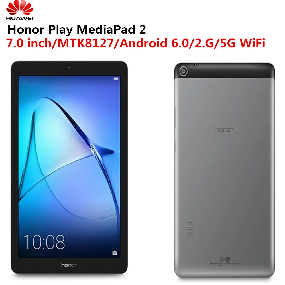 

HUAWEI Honor Play MediaPad 2 Tablets 7.0 inch 2GB 16GB Android 6.0 MTK8127 Quad Core Bluetooth 4.2 Notebook PC 2.4G/5G WIFI