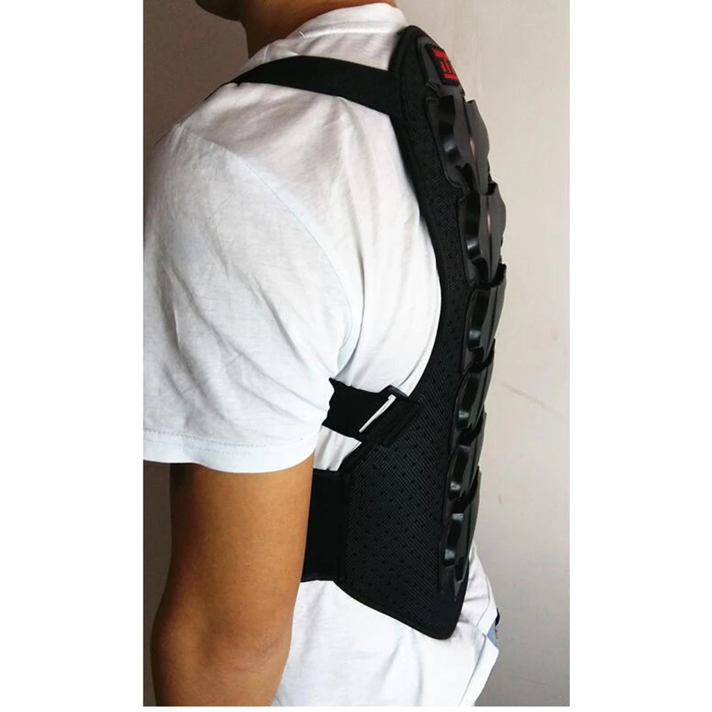 Motorcycle Bicycle Back Protector EVA Armor Racing Riding Protection Anti-fall Bicycle Spine Detachable Vest Protective Gears