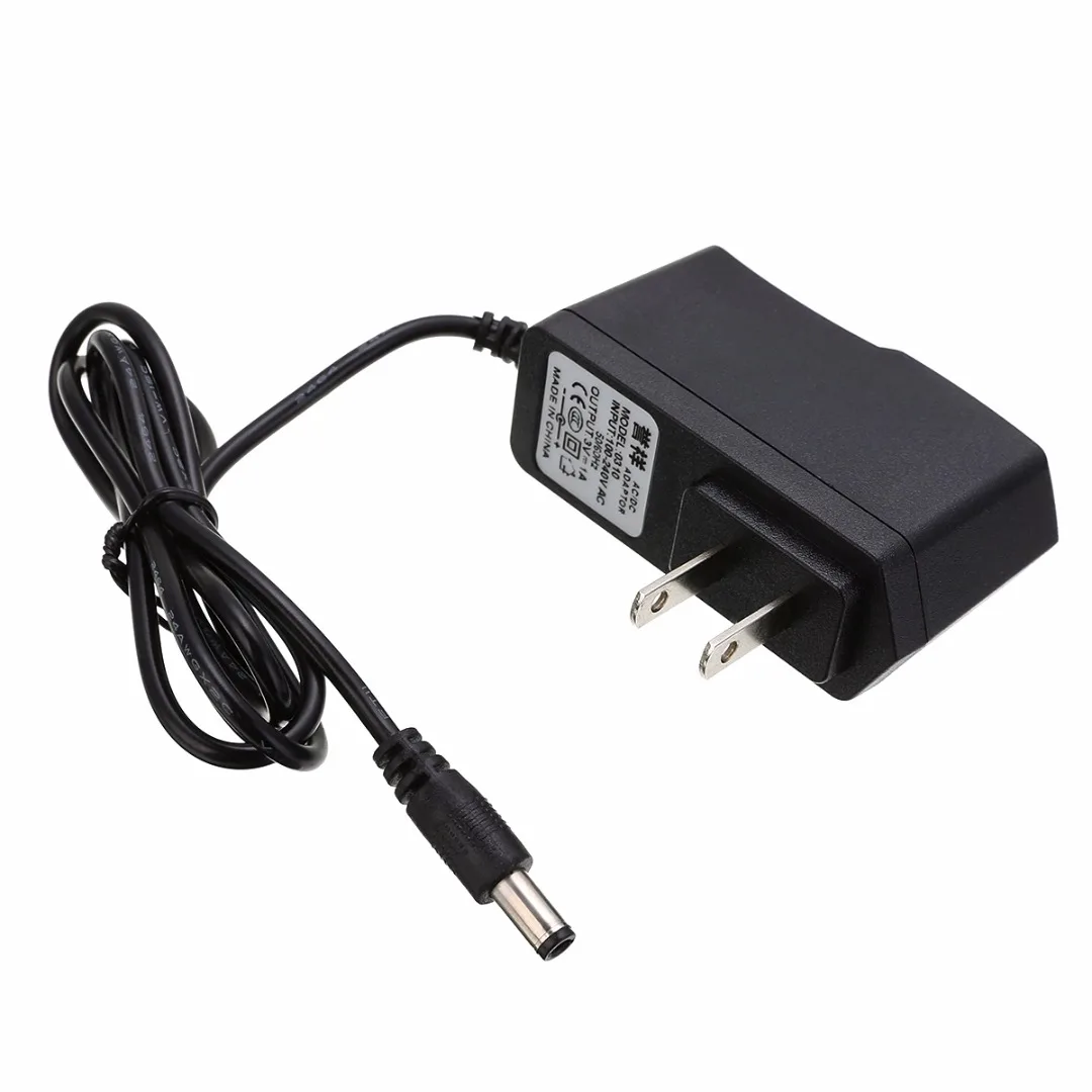 3V 1A 1000mA AC Adapter to DC Power Supply Charger Cord 5.5/2.1mm Cl 