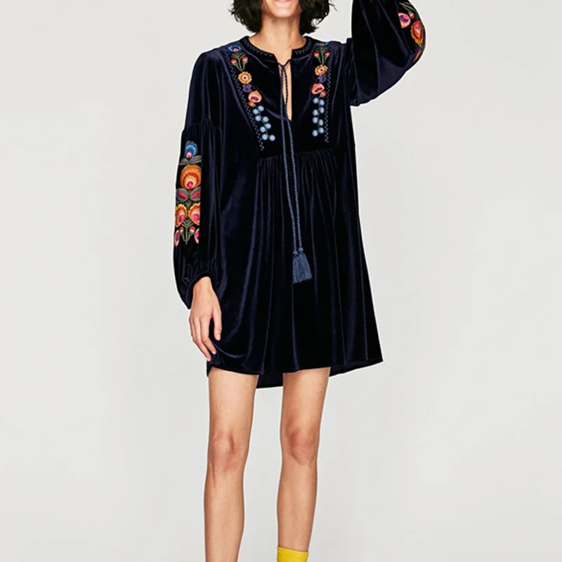 Navy velvet v neck dress shirt india with