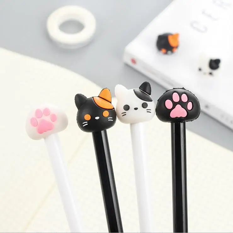 

Ellen Brook 1 Piece Korean Stationery Cartoon Kawaii Cat Claw Pen Advertising Creative School Office Supplies Gel Pens Gift