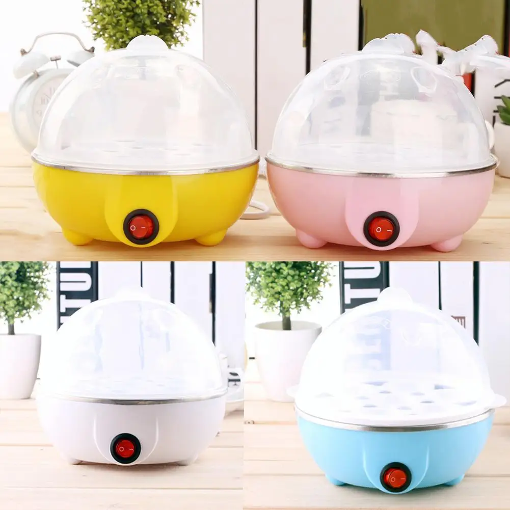

Electric Eggs Cooker 7-Egg Boiler Auto Off Steamer Cooking Tool Kitchen Utensil