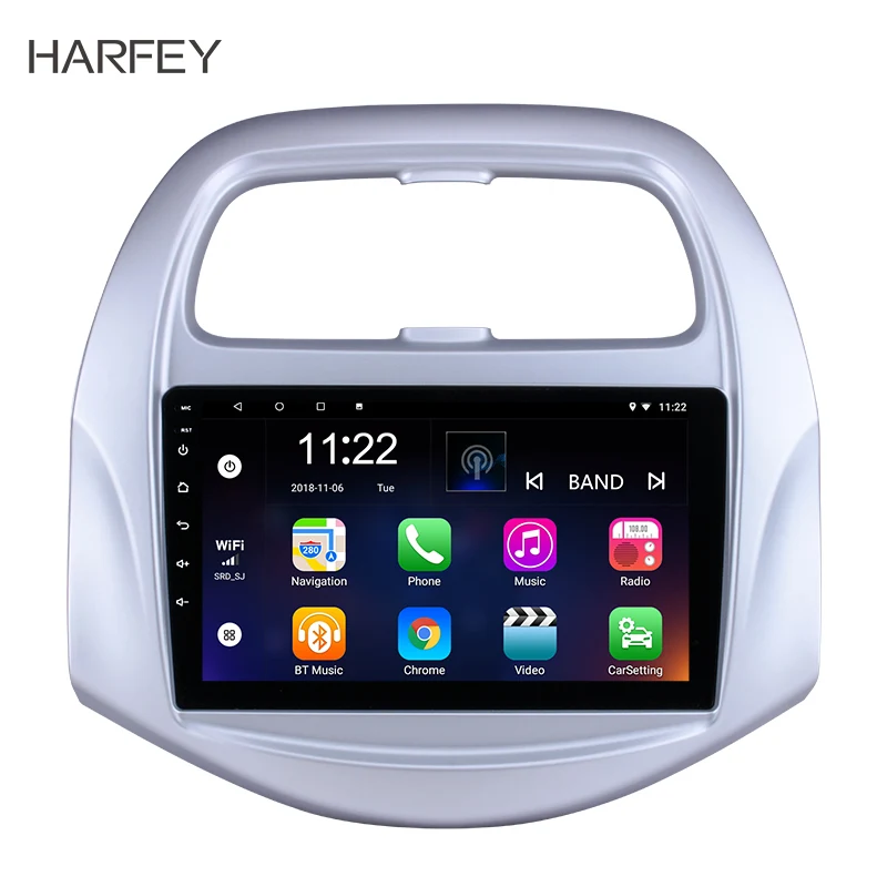 

Harfey Car Multimedia Player For 2018 Chevy Chevrolet SPARK 9" Android 8.1 Touchscreen Radio support Rearview Camera OBD TPMS