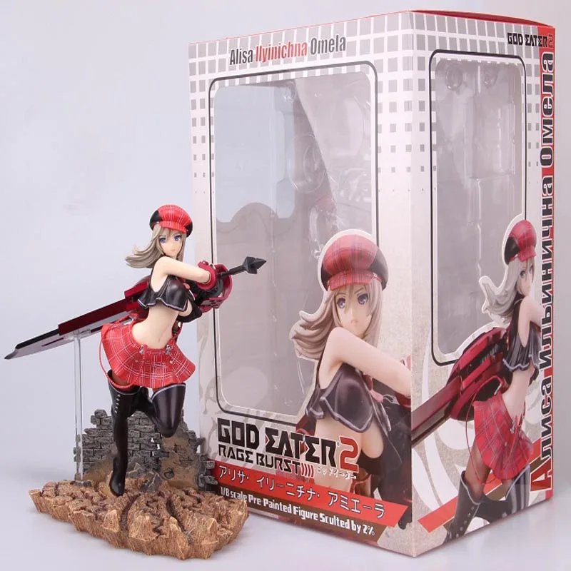 GZTZMY аниме изготовленные на заказ God Eater 2 Alisa меч сексуальные девушки Фигурки ПВХ