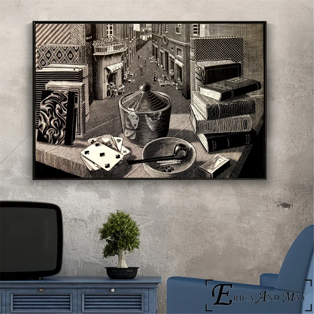 Generic Escher Surreal Geometric Artwork Canvas Prints Oil Jumia Nigeria