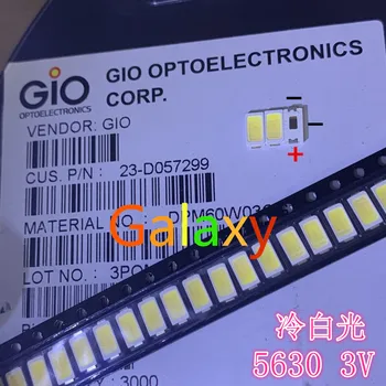 

FOR (GIO) High Power 5630 LED PLCC-3 Television Backlit Super Bright Diode SMD 5630 LCD 0.5W 3V Cool White TV Backlight 200PCS