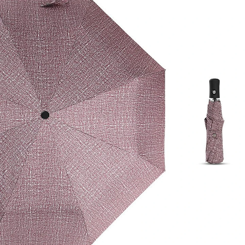Три-складной зонт от солнца Черный УФ-защита 8 нитей мини креативный ковбойский зонтик унисекс реверсивный зонтик ветрозащитный