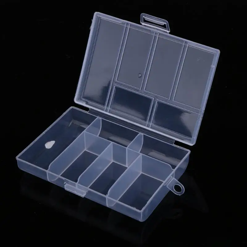 

Modern Fixable 6 Compartment fishing box Plastic Storage Box Rectangle Case Holder Storage Boxes & Bins olta malzemeleri