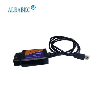 

Wholesale 2019 USB Shorting switch Version ELM327 OBD OBD2 Auto Diagnostic Interface Check Data Monitoring Tool