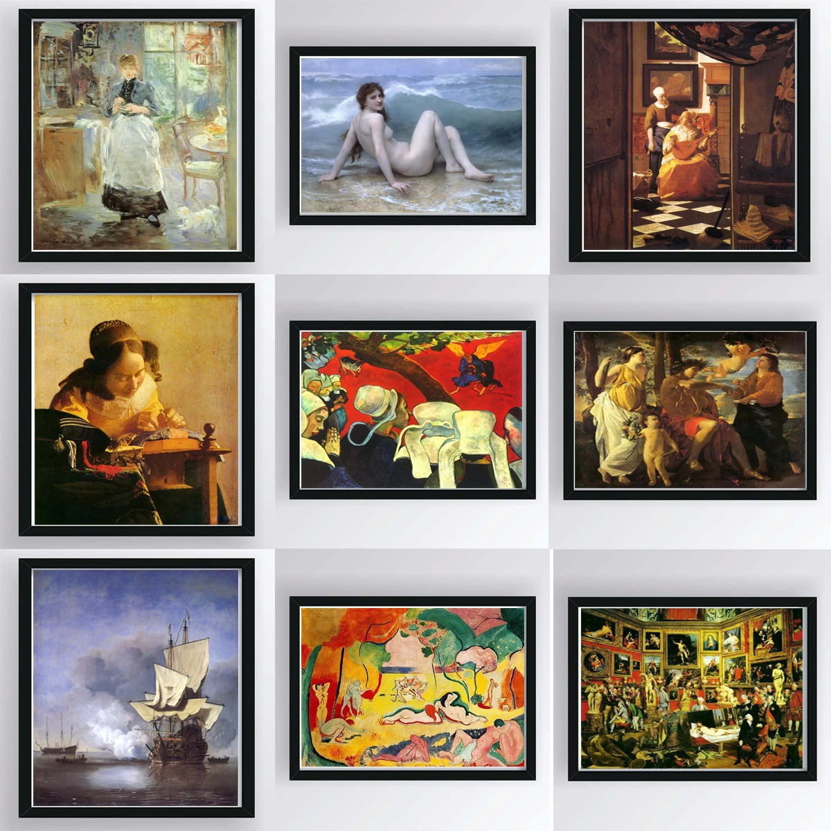 

Edinburgh Scottish Classical Art Canvas Oil Painting Poster Gallery Wall Decor