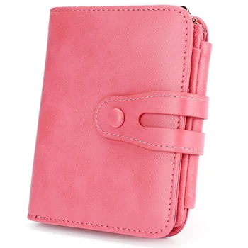 

Fashion Design Wallet Women Cowhide Card Holder Female Purse Zipper Short Clutch Ladies Purses With Coin Pocket