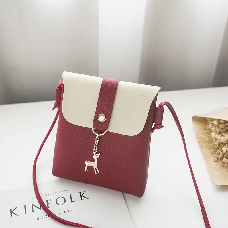 

LKX 2018 Summer Magnetic Hasp Small Square Handbag Concise Fashion Trend Women's Bag Single Shoulder Crossbody Bags For Women