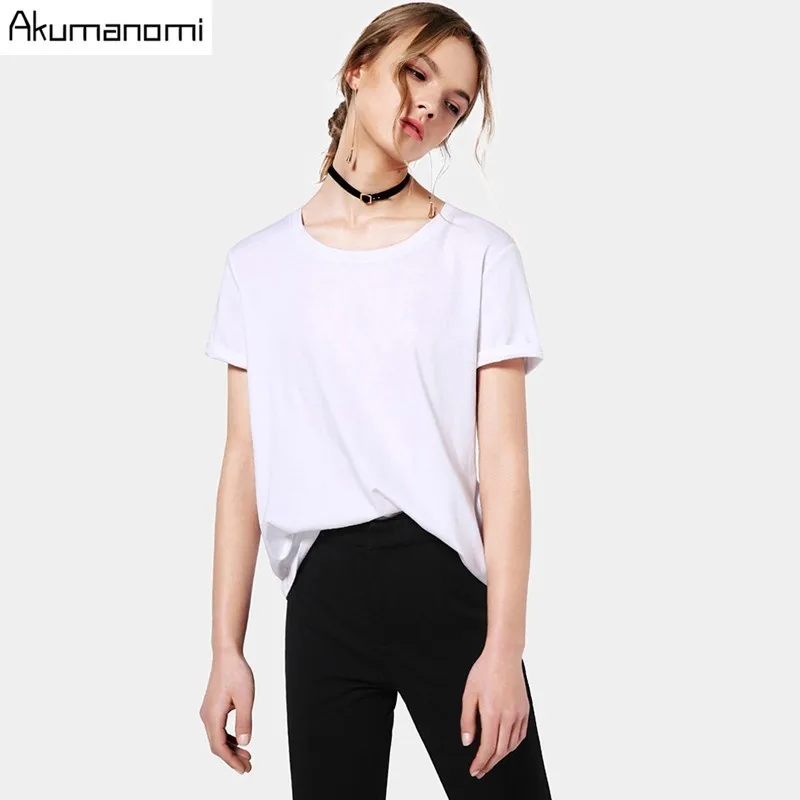 

Female T-shirt Women Cotton Tshirt O-neck Short Sleeve High Quality 7XL-L Harajuku Women's Tee Shirt Camisetas Mujer Manga Corta