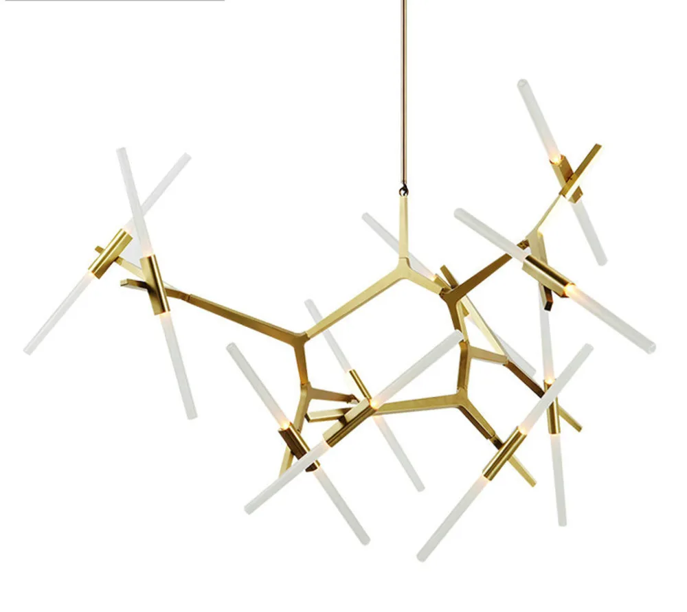 

Post-modern Nordic Herringbone Contemporary Pendant Light Living Room Dining Room Hotel Hall Modern Lamps Hanging G9 Bulb