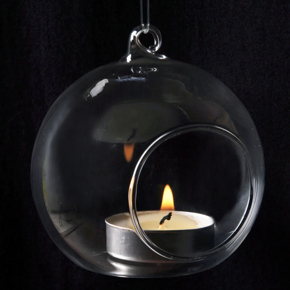 

2019 Simple European Countryside Style Romantic Home Furnishing Glass Candle Holder Candlestick Crystal Glass Candlestick