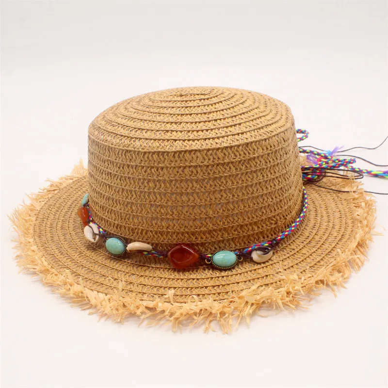 Новинка года, летние женские и детские шапочки, модные соломенные шляпы в Английском море, пляжные кепки для родителей и детей