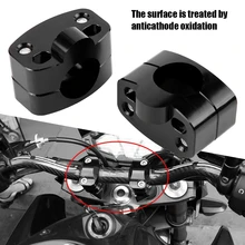 2 шт. руль мотоцикла передача фиксированный код Клип держатель кода стояк зажимы CNC алюминиевый руль мотоцикла универсальный 28,6 мм