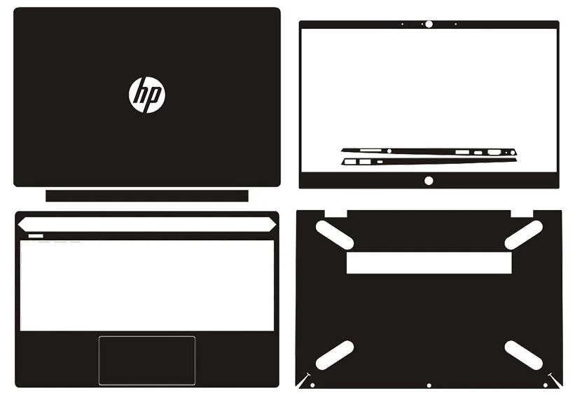 Наклейка из углеродного волокна для ноутбука HP Pavilion 13 an0005nf an0003nf an0004TU an0002tu 3