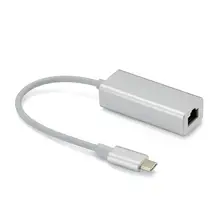 USB-C к Ethernet адаптер типа C к RJ45 алюминиевый Lan Проводной адаптер для Mac PC R20