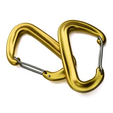 2 шт. 12KN Сверхлегкий зажим карабин для путешествия комплект туристическое снаряжение гамаки Путешествия альпинизмом карабины выживания шестерни крюк