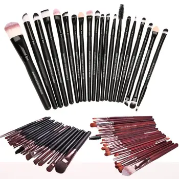 

20 pcs Makeup Brushes Sets Coametic Blending Eyeshadow Eyelash Lips Blusher Power Foundation Contour Brush Kits pincel maquiagem