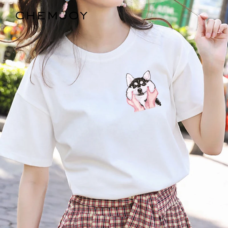 

Cute Dog Embroidery Patches Iron on Patch for Clothing T-shirt DIY Craft Clothes Stickers Sewing Repair Motif Applique Badges