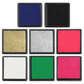 

4cm Ink Pad Scrapbooking Inkpad Stamp Sealing Decoration Fingerprint Stencil Card Making DIY Stamp Crafts