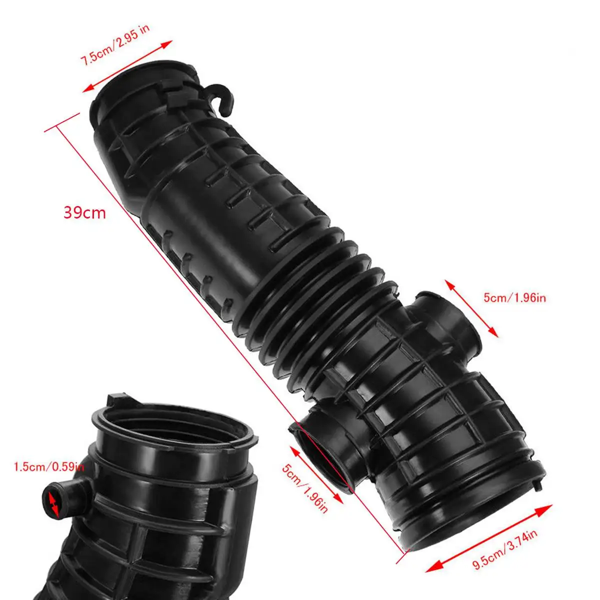 

for Honda Replacement Engine Air Cleaner Intake Hose for Pilot 2006-2008 V6-3.5L AIH551048H Rubber Durable Lifetime Easy Install