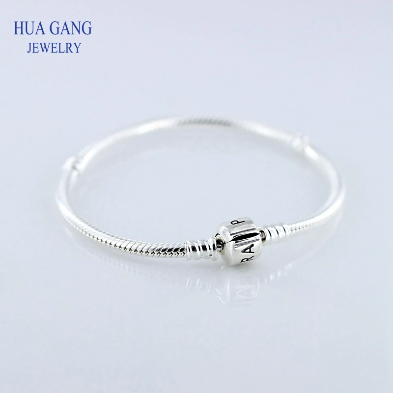 

100% 925 Sterling Silver Poetic Blooms Bracelet & Bangles For Women Fit DIY Charms Beads Original Jewelry Gift