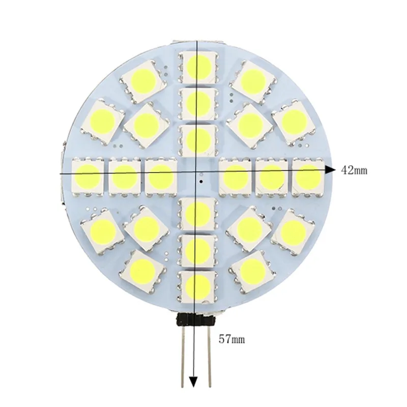 CLAITE SMD5050 G4 3W светодиоидная лампа с регулируемой яркостью 24 светодиодами и ИК