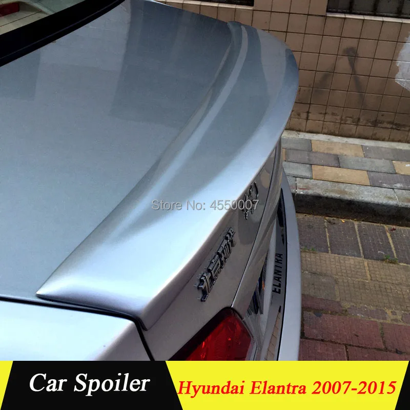 Для hyundai Elantra Спойлер ABS Материал заднего крыла Спойлер для hyundai Elantra 2007 2008 2009 2010 2011 2012 2013