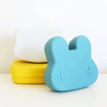 

INS Originality Cartoon Tableware Bowl Silica Gel Fold Lunch-box Children Lunch-box Easy Lunch-box Fruits Fresh Box