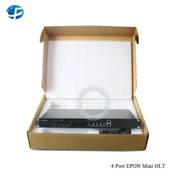 

Aliexpress Can custom LOGO 1G 4 Port EPON Mini OLT , suitable for Huawei , ZTE , Fibehome ONU ONT , with 4pcs SFP modules