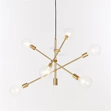 Gold 6 Head Chandelier light Iron lustre Dining Living Room hanglamp chandelier lighting American Modern LED Chandeliers lamp american country pastoral living room chandelier led lamp bedroom iron chandelier lighting rose chandeliers