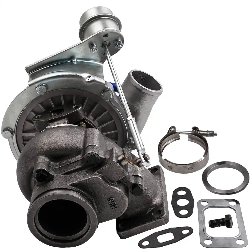 T04E T3 T4. 63 A/R 44 Trim турбонагнетатель компрессор 400 + hp Stage III wategate V-band Oil Cool Универсальный турбонагнетатель 420B hp + - изображение