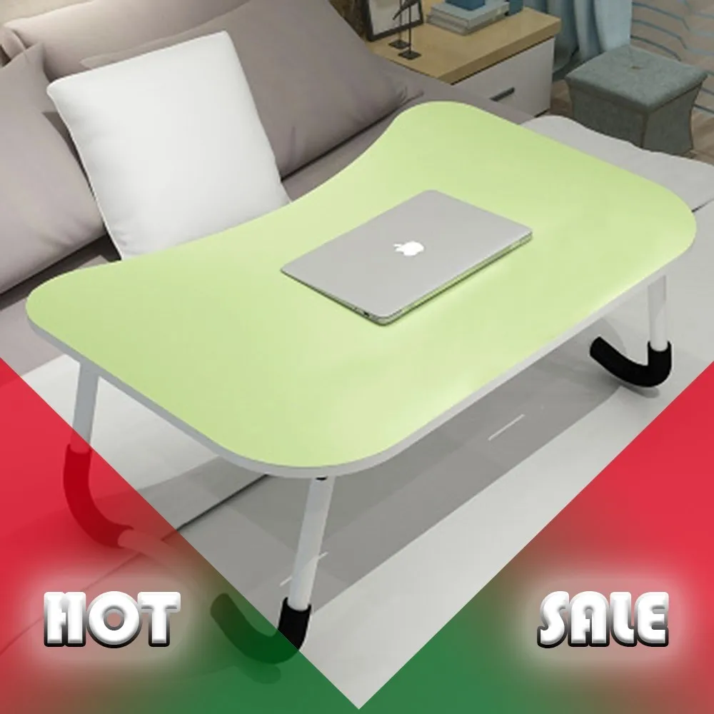 

SYU Laptop stand computer desk bed portable convenient cleaning folding card slot desktop table environmental protection