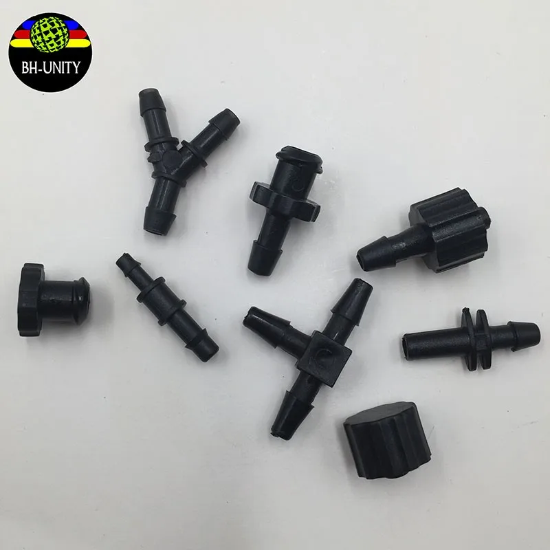 

10pcs/lot printer parts ink tube connector bulk ink system UV inks switch use for ink tube