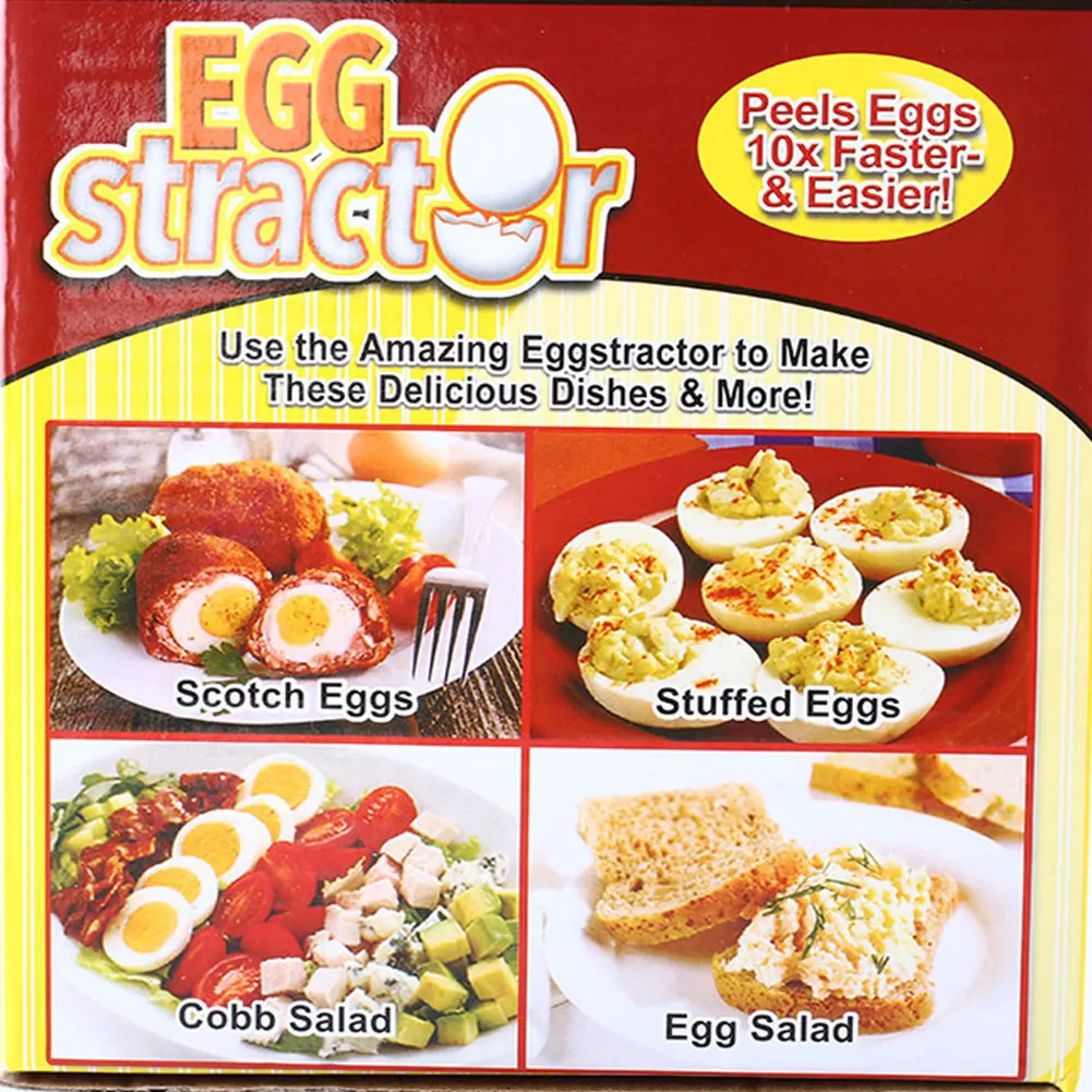 Очиститель яиц яичная скорлупа Овощечистка удаляет яичный Eggstractor для белого Прямая оболочки