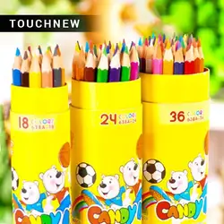 Лучший 12/18/24 студент медведь картина 638A баррель карандаша цветные карандаши школьные принадлежности безопасности