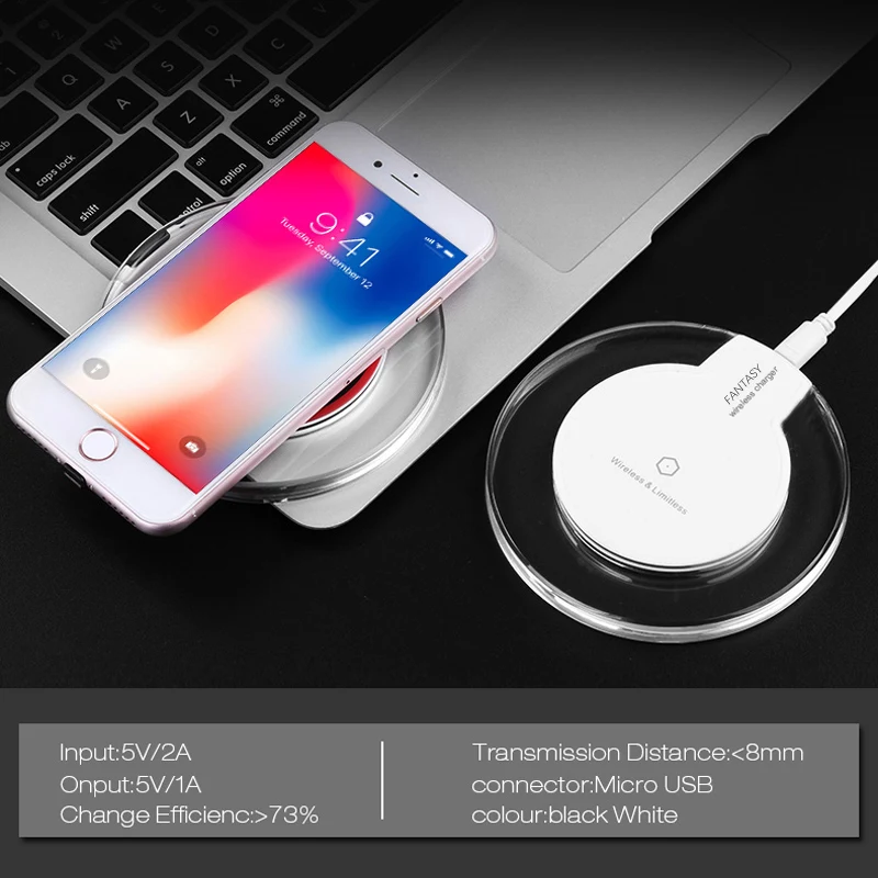 Беспроводное зарядное устройство для iPhone X/XS Max XR 8 Plus 5 Вт|Зарядные устройства| |