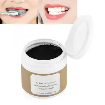 

80g Natural Charcoal Tooth Whitening Powder Stain Removal Oral Tooth Care Dental Tooth Whitening