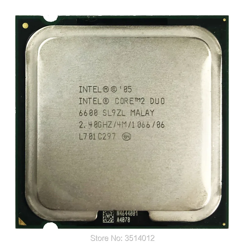 

Intel Core 2 Duo E6600 2.4 GHz Dual-Core CPU Processor 4M 65W 1066 LGA 775