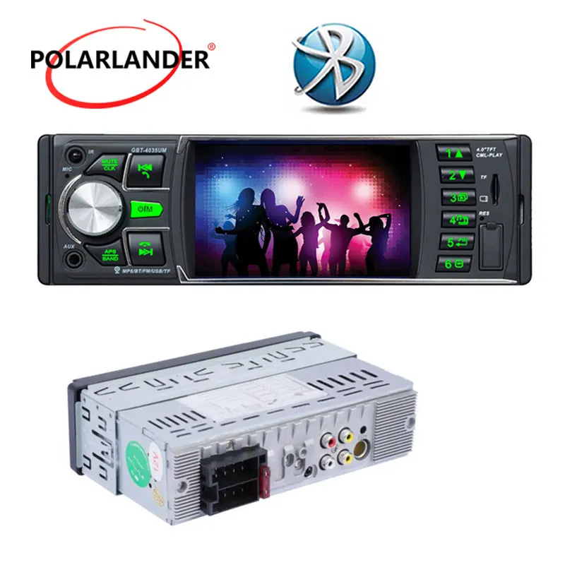 1 Din 4 дюймовый автомобильный MP5 12V U диск машина Поддержка Bluetooth / USB FM радиоприемник