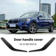 

VODOOL 1 Pair Car Interior Inner Door Panel Handle Pull Trim Cover for X1 E84 2010-2016 Car Styling Auto Accessory Door Handles
