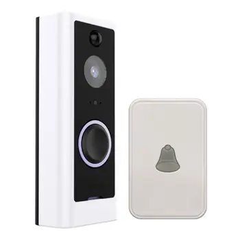 

Smart Wireless WiFi Security Eye Door Bell Visual Recording Remote Home Monitor Night Vision Video Intercom Phone Call Doorbell