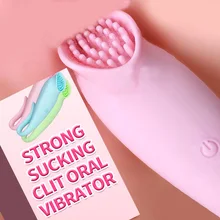 Powerful Lick Tongue Vibrator Pussy Massage Female Masturbator Clitoris Stimulator Sexy Adult Products Dildo Sex Toys For Woman