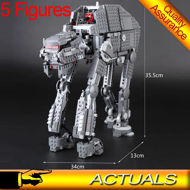 

05130 1541pcs Star Series Wars Building Blocks First Order Heavy Assault Walker Bricks Toys Compatible Legoland 75189