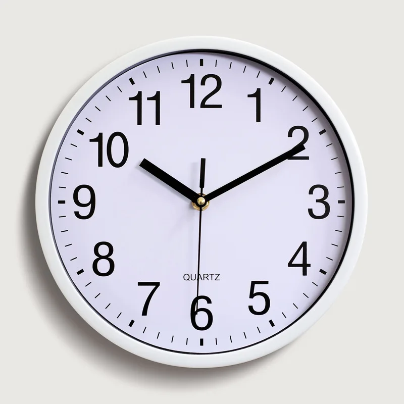 

Non Ticking Silent Wall Clock Decorative Quartz Analog Battery Operated 10 Inch