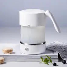 500 мл портативный складной электрический чайник бытовой мини-бойлер чайник бутылка силиконовый нагревательный чайник для путешествий